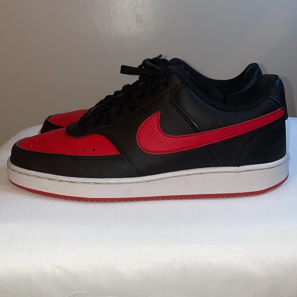 Nike Courtvision low “Bred” size 8.5 - Picture 4 of 10